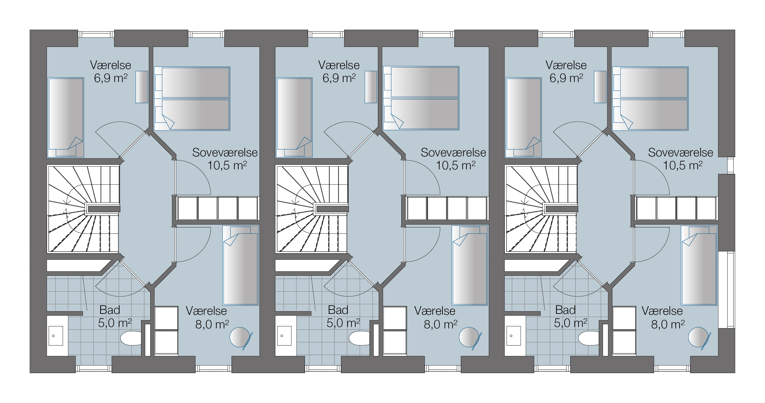 Plano — Tranegårdsvej 70A, 2900 Hellerup