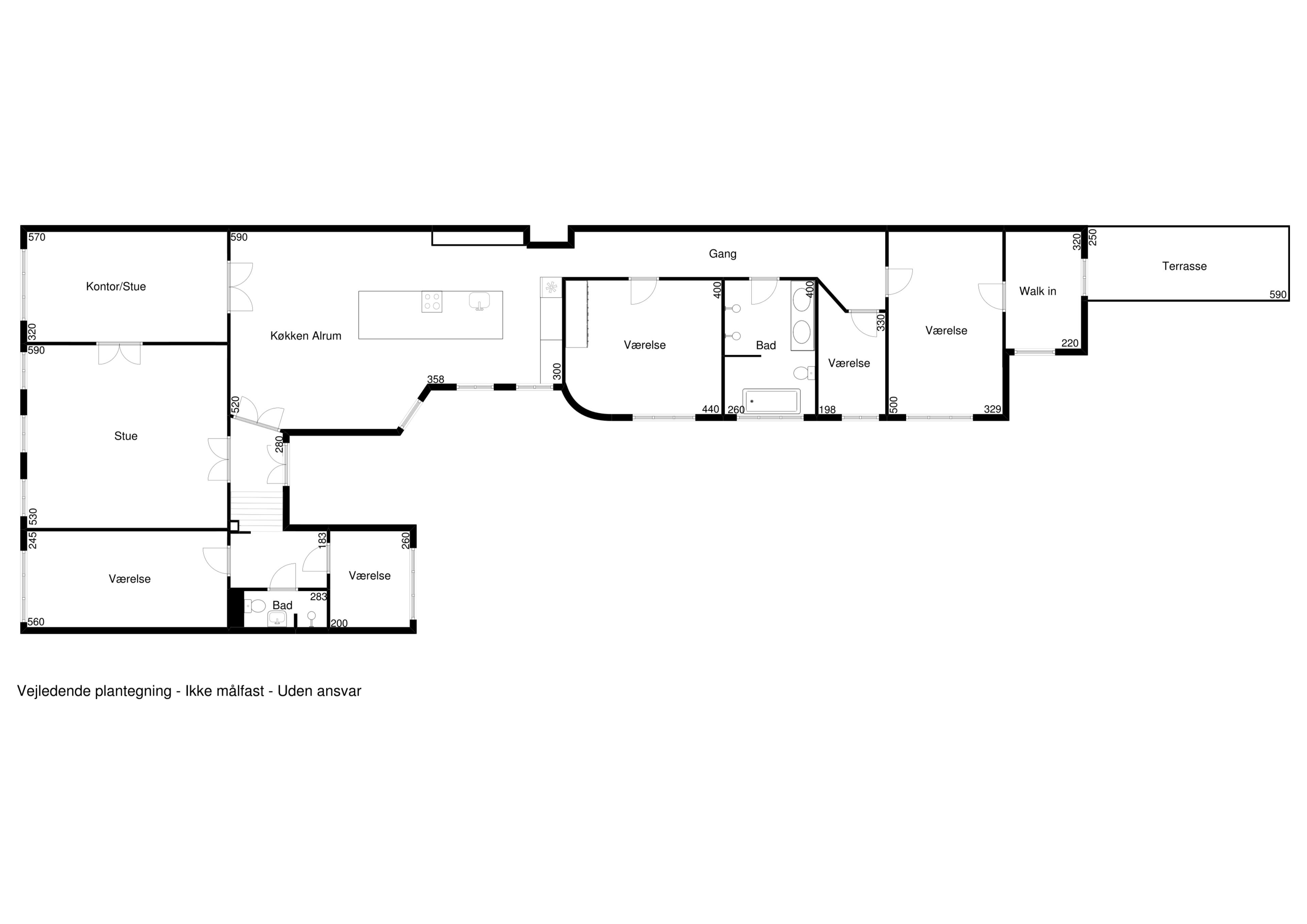 Plantegning — Nyhavn 53C, stuen, 1051 København K