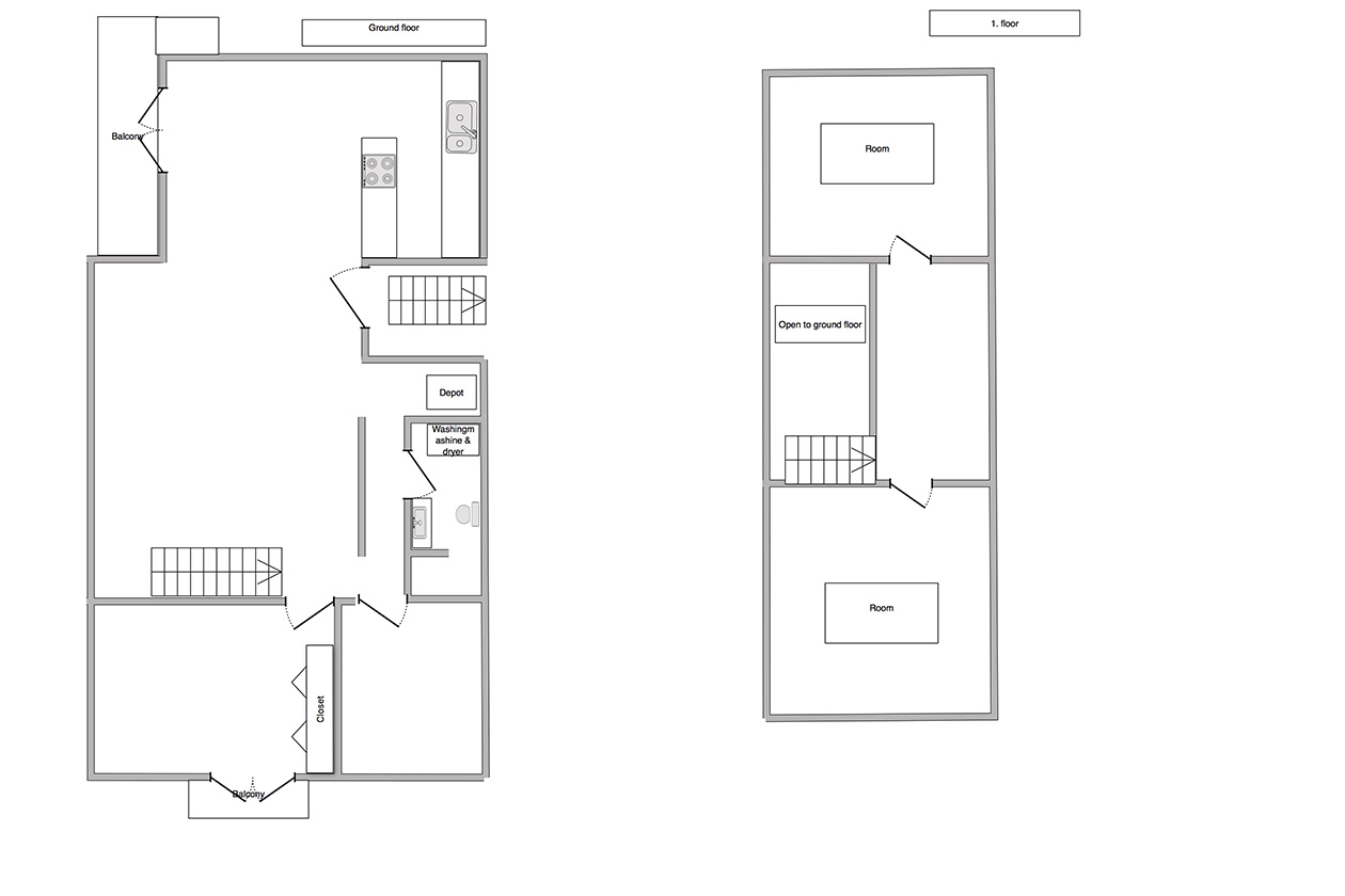 Plantegning — Søgårdsvej 34, 1. sal. 2820 Gentofte 2820