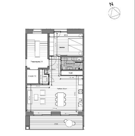Plantegning — Mariehamngade 15, 2.tv., lejl. 13, 2150 Nordhavn
